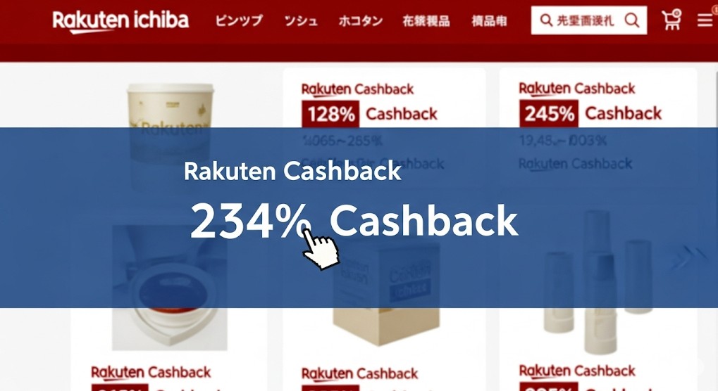  積立NISAにおける楽天キャッシュと楽天カードの比較。投資や資産形成を連想させるグラフや積立のイラストで、どちらがお得かを示唆するデザインです。
