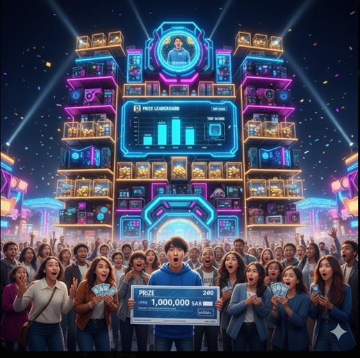 ビーストランドで高額賞金を獲得し、驚きと喜びの表情を浮かべる日本人優勝者と観衆