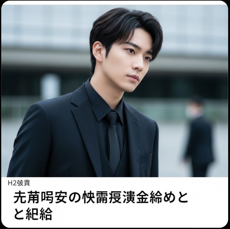 ドラマに出演するスーツ姿の若葉竜也