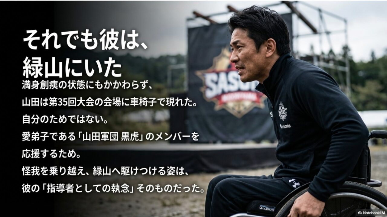 第35回大会に車椅子で現れた山田勝巳の指導者としての執念