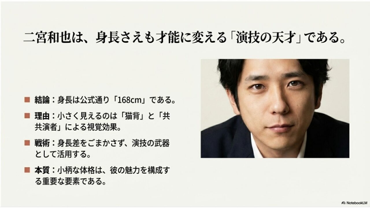 【まとめ】二宮和也は身長さえも才能に変える「演技の天才」である