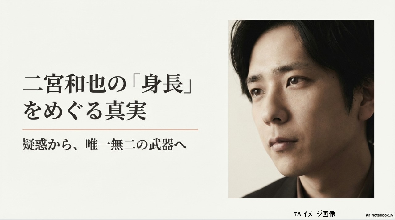 二宮和也の「身長」をめぐる真実 疑惑から唯一無二の武器へ