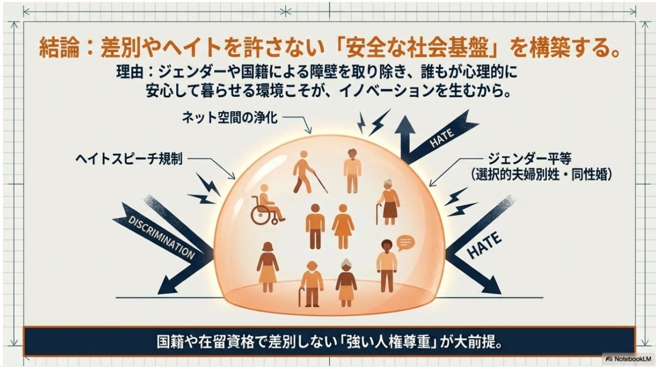 差別やヘイトを許さない安全な社会基盤の構築