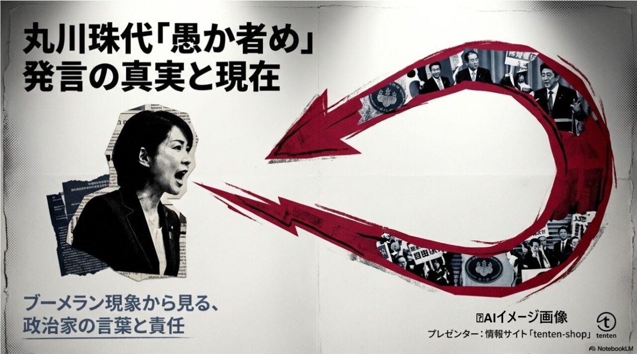 丸川珠代の愚か者め発言の真実と現在に関するイメージ図