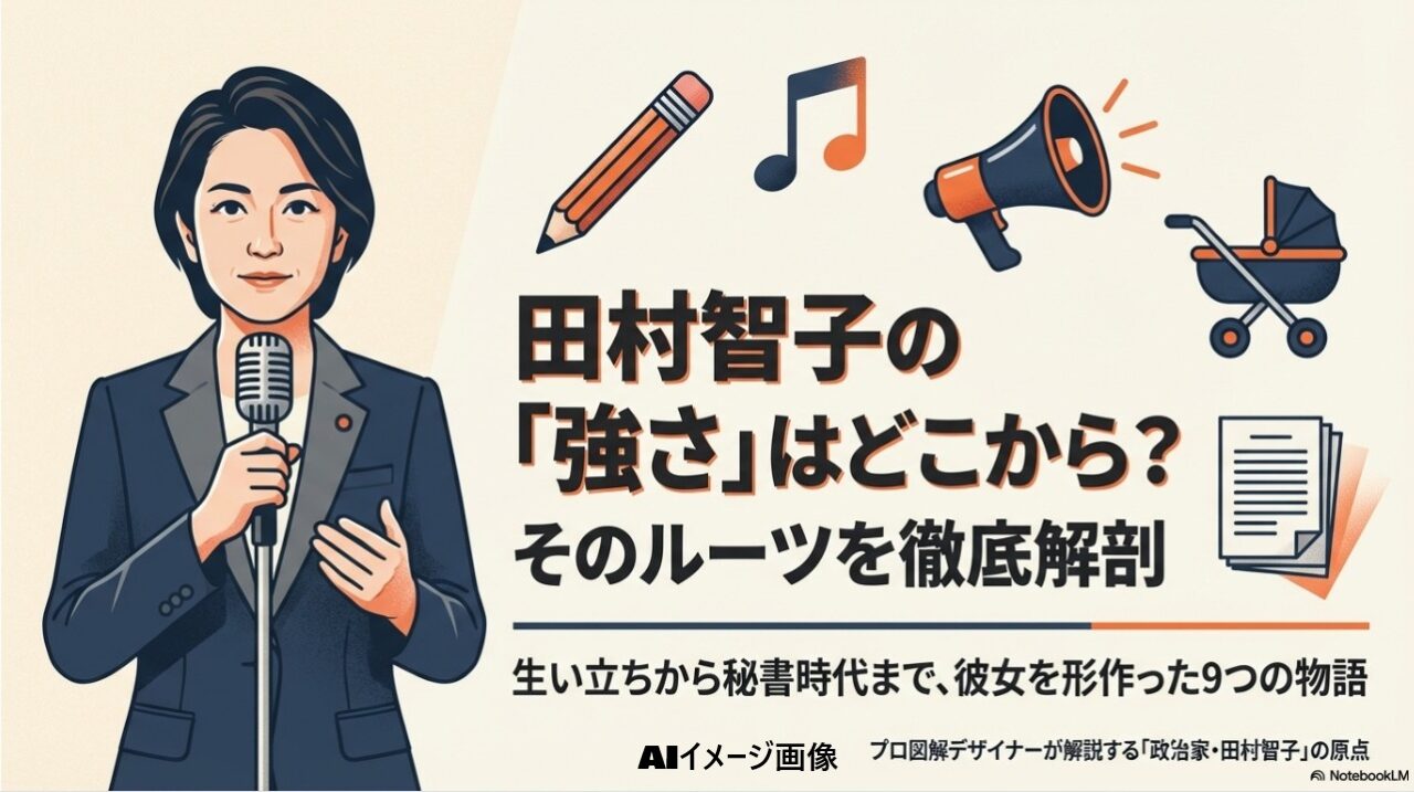 日本共産党・田村智子の強さのルーツを解明する図解解説のアイキャッチ画像